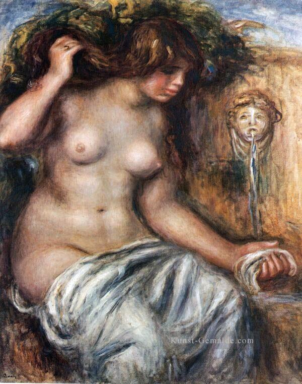 Frau am Brunnen Pierre Auguste Renoir Ölgemälde